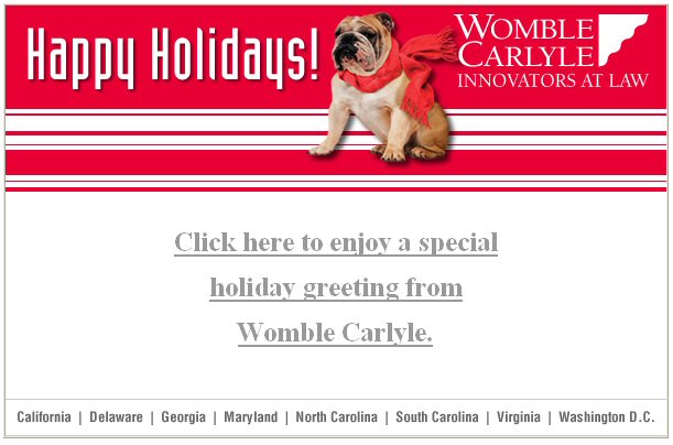womble holiday greetings, law firm marketing, legal marketing, lawmarketing blog